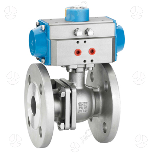 2PC Ball Valve Flanged End with Direct Mounting Pad DIN Pn16 Pn40