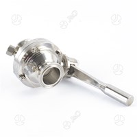 New Type Sanitary Stainless Steel Tri Clamp Clamped Butterfly Ball Valve