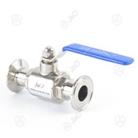 Sanitary Stainless Steel Manual Direct Way Clamped Ball Valve