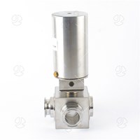 Sanitary Stainless Steel Square Pneumatic Clamped Ball Valve