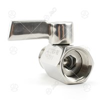 Stainless Steel Handle  SS304 Male Female Mini Ball Valve