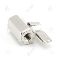 Stainless Steel Handle SS316 Female Mini Ball Valve With Stainless Steel Handle