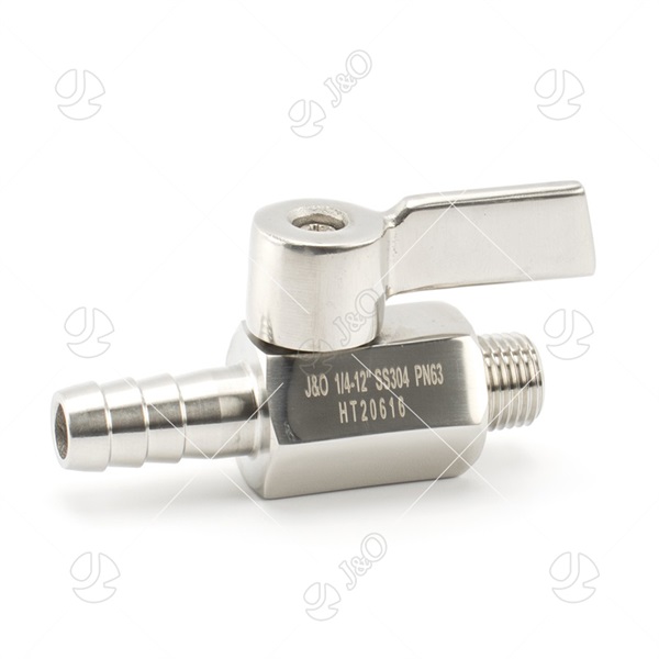 Stainless Steel Handle Male To Hose Adapter Mini Ball Valve