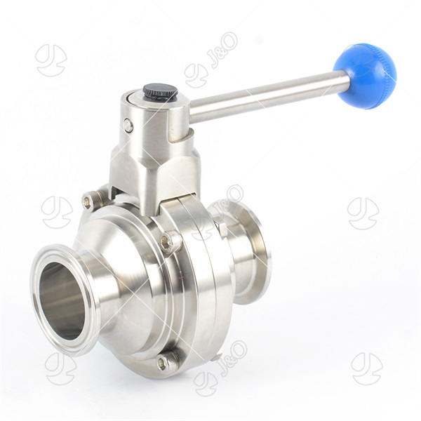 Stainless Steel Tri Clamp Clamped Butterfly Ball Valve