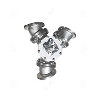 Stainless Steel 135 Degree Y Type 3-Way Ball Valve