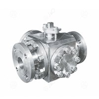 Stainless Steel 3-Way Forged Ball Valve