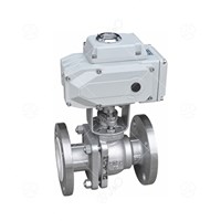 PTFE Lined Ball Valve With Electric Actuator